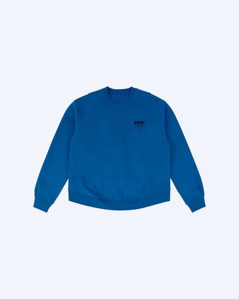 ADER ERROR아더에러]Chest admore logo sweatshirt Turquoise